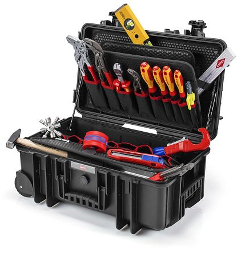 Knipex 17 Piece Plumber Tool Kit Tool Case with Case VDE/1000V Approved