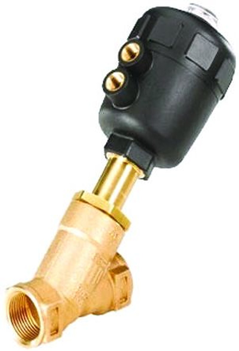 Burkert Angle type Pneumatic Actuated Valve, 16 bar 2 in