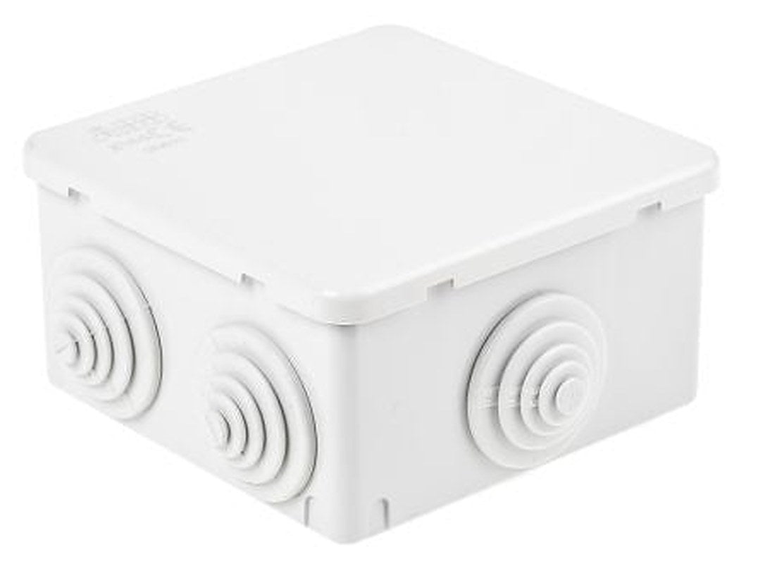 ABB Grey Polyamide 66, Halogen Free Thermoplastic, Thermoplastic Junction Box, IP44, 80 mm, 80mm 40 mm