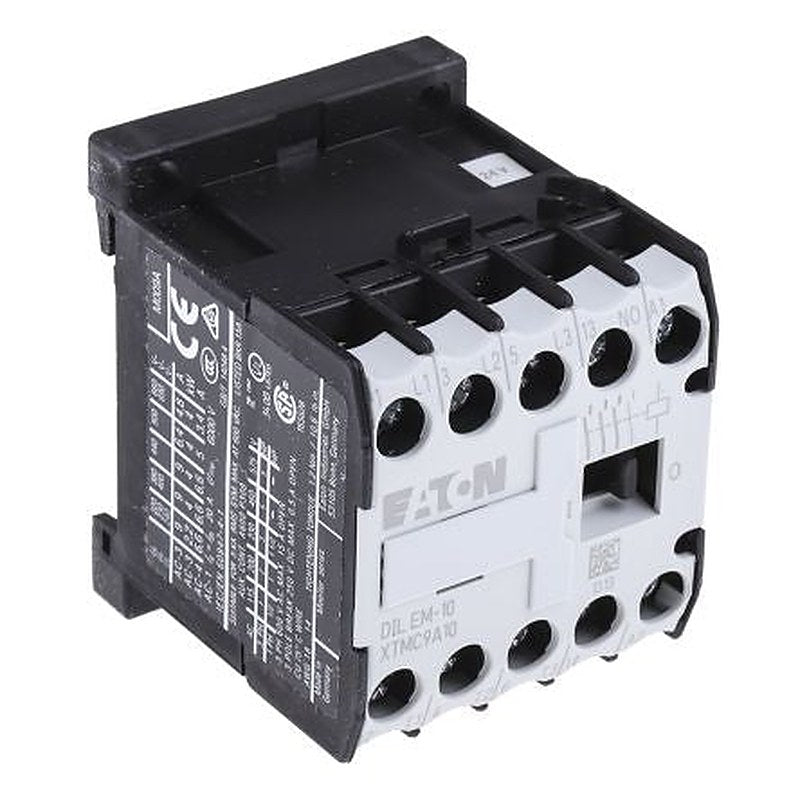 Eaton DILEM Contactor, 24V ac Coil, 3-Pole, 9 A, 4 kW 24V ac, 3 NO, 400V ac