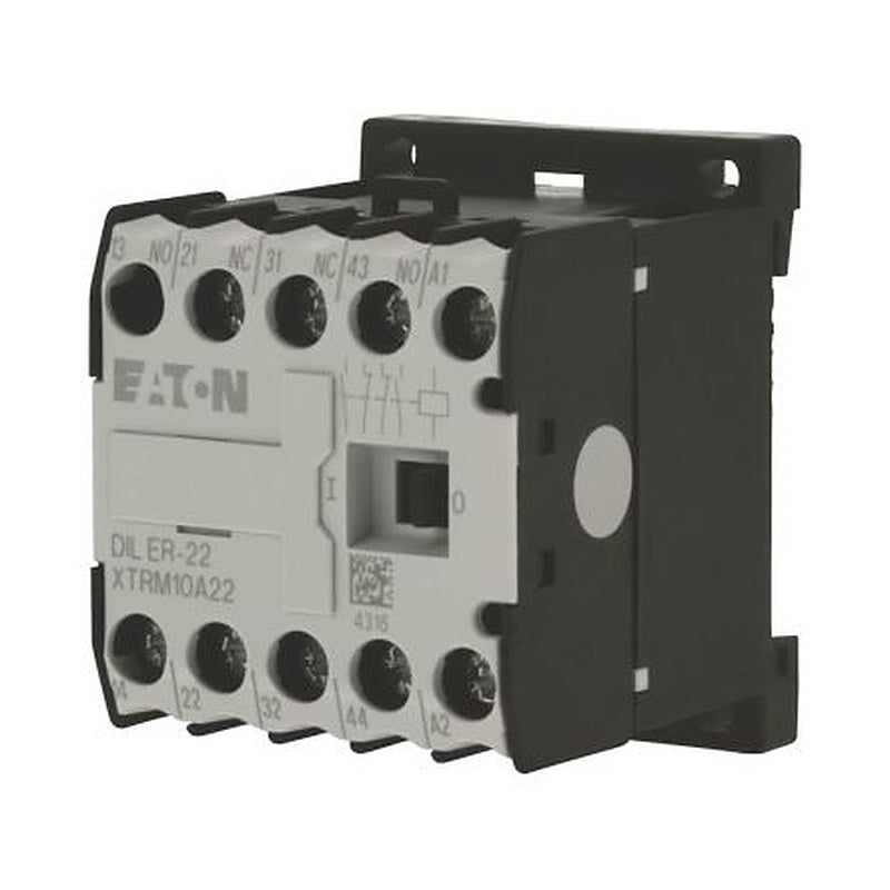 Eaton DILER Contactor Relay, 220V dc Coil, 4-Pole, 6 A, 2.3 W 220V dc, 2 NO/2 NC, 600V