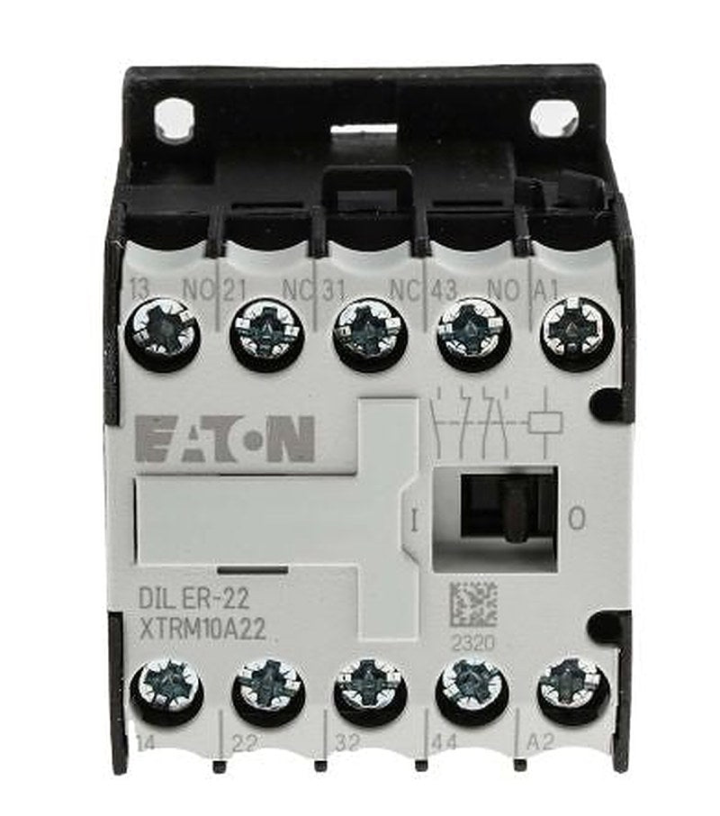 Eaton DILER Contactor, 24V ac Coil, 4-Pole, 3 A, 2 NO/2 NC, 400V ac