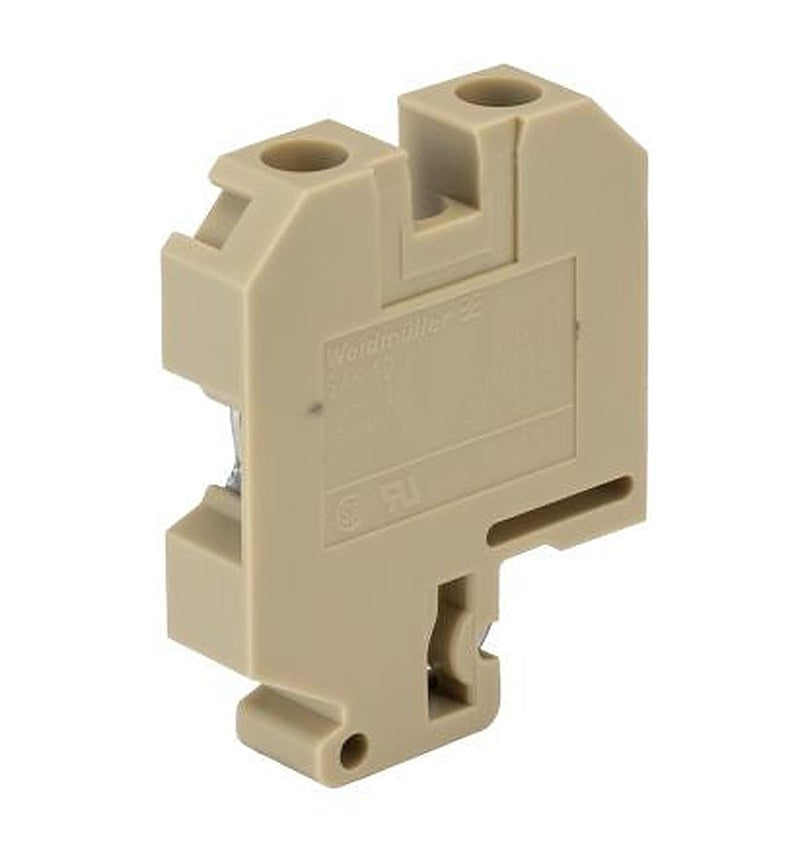 Weidmüller SAK Series Feed Through Terminal Block Brown, 10mm², 1-Level, Screw, IECE, ATEX