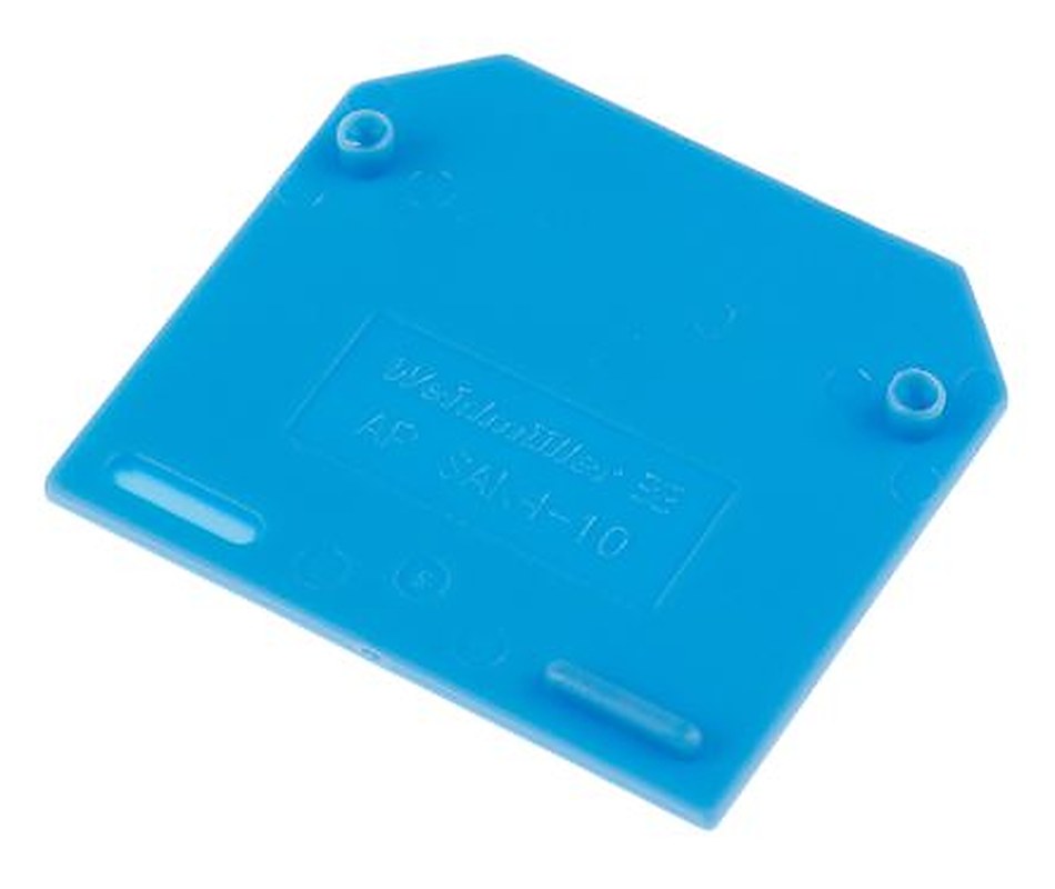 Weidmüller SAK Series End Cover for Use with DIN Rail Terminal Blocks, ATEX