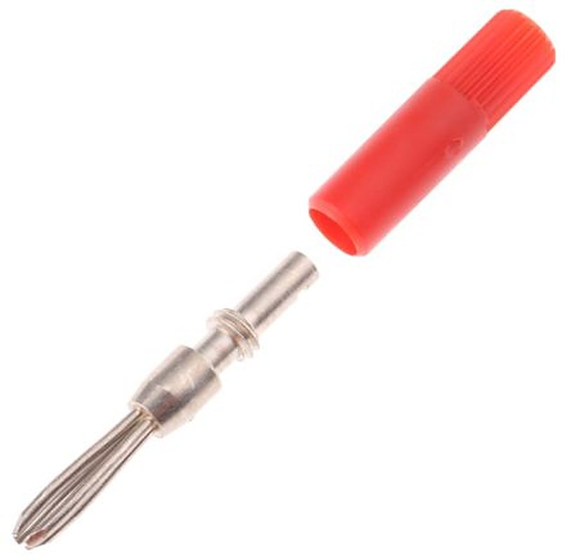 Weidmüller Red Male Test Connector Adapter