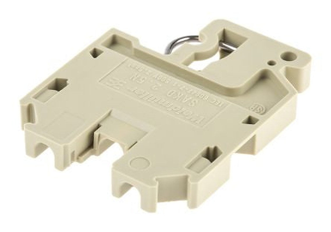 Weidmüller 0215560000 SAK Series Feed Through Terminal Block Beige, 2.5mm², 1-Level, Screw