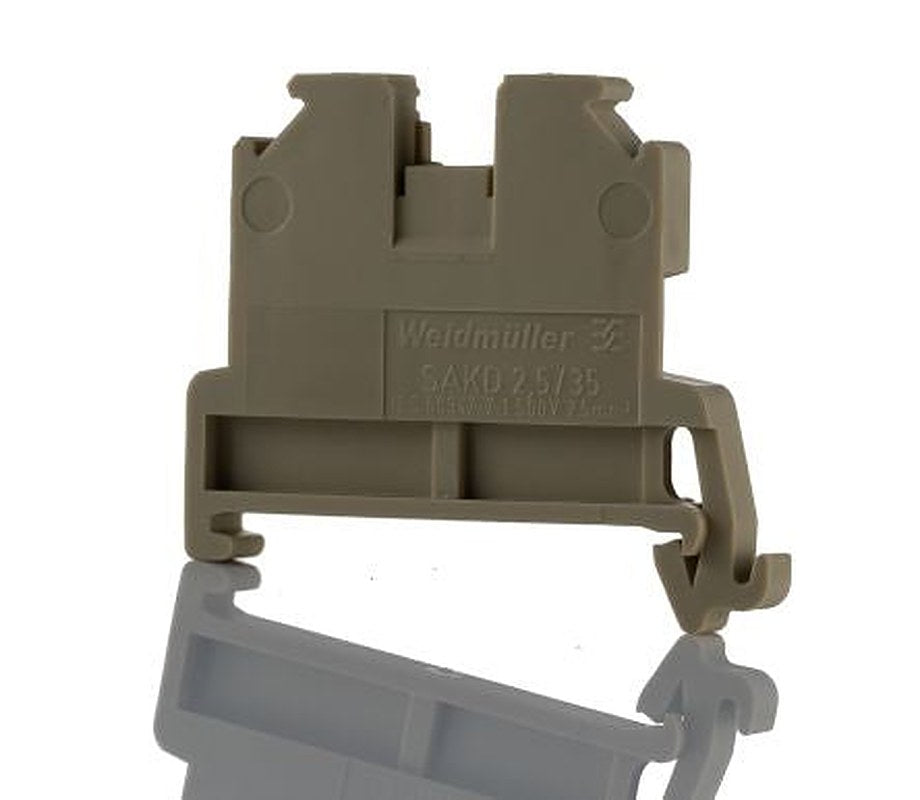 Weidmüller 0268860000 SAK Series Feed Through Terminal Block Beige, 2.5mm², 1-Level, Screw