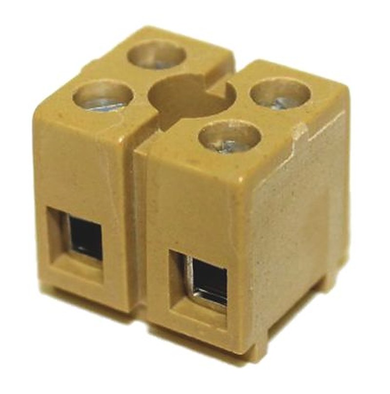 Weidmüller MK Series Standard Terminal Block, 4-Way, 12AWG, 22 AWG Wire, 24A Screw