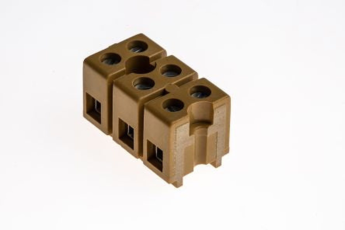 Weidmüller MK Series Terminal Strip, 6-Way, 12AWG, 22 AWG Wire, 24A