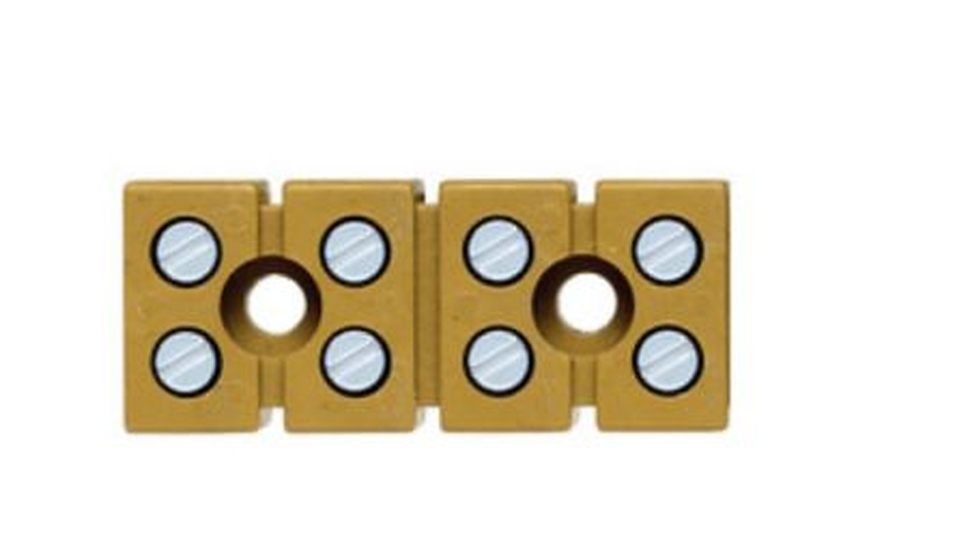 Weidmüller 0274020000 MK Series Feed-Through Terminal Yellow, 2.5mm², 4-Level, Screw