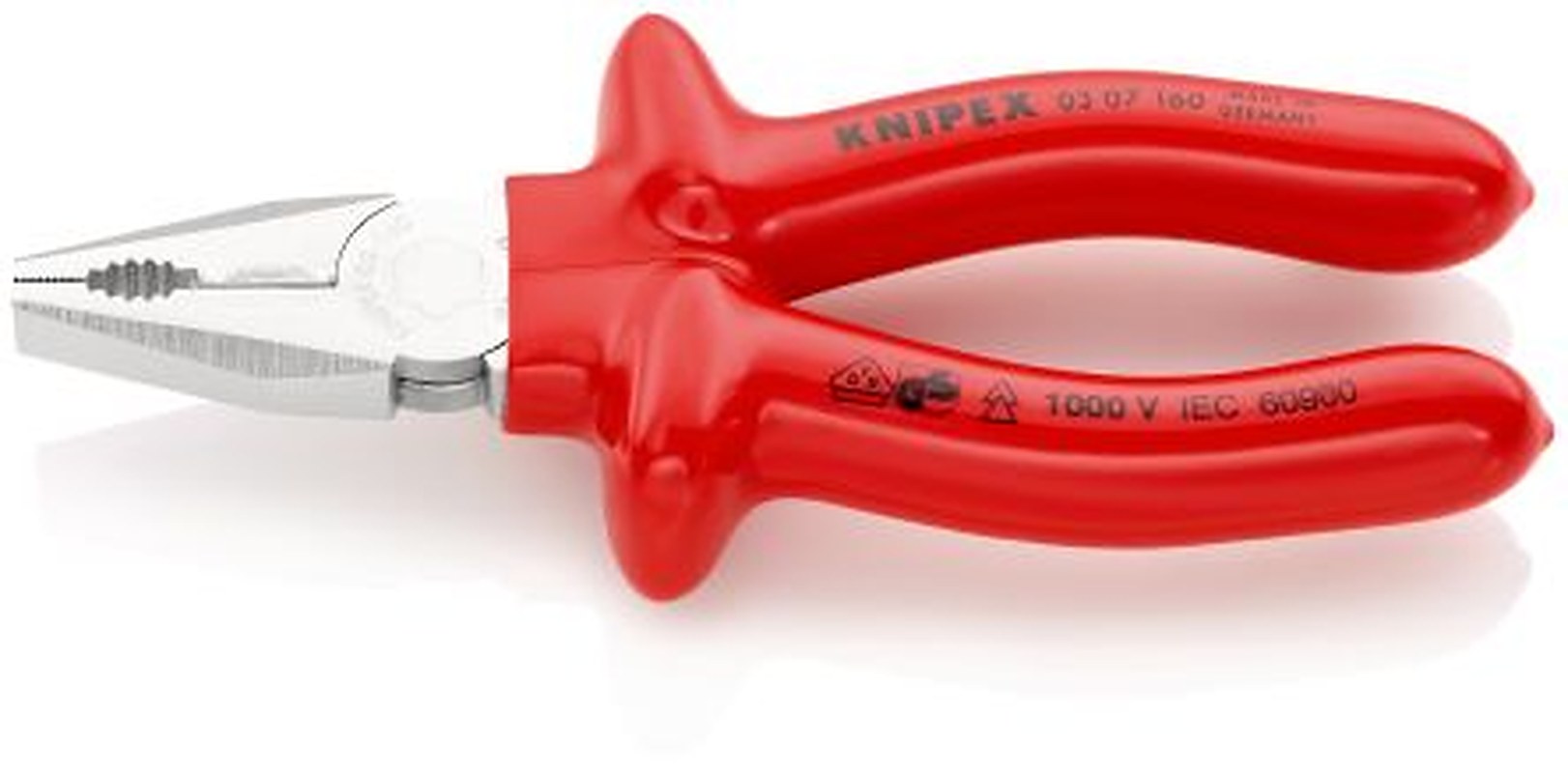Knipex 1-Piece Combination Plier, 160 mm Overall VDE/1000V Approved
