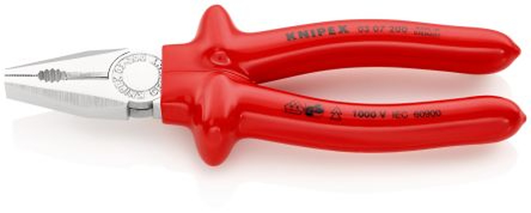 Knipex 1-Piece Combination Plier, 200mm Overall VDE/1000V Approved