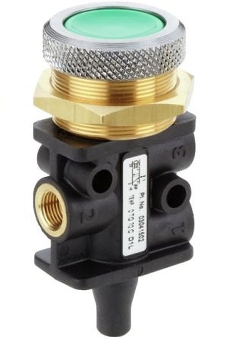 Norgren Button Mechanical Valve 304 Series, G G 1/8, III B