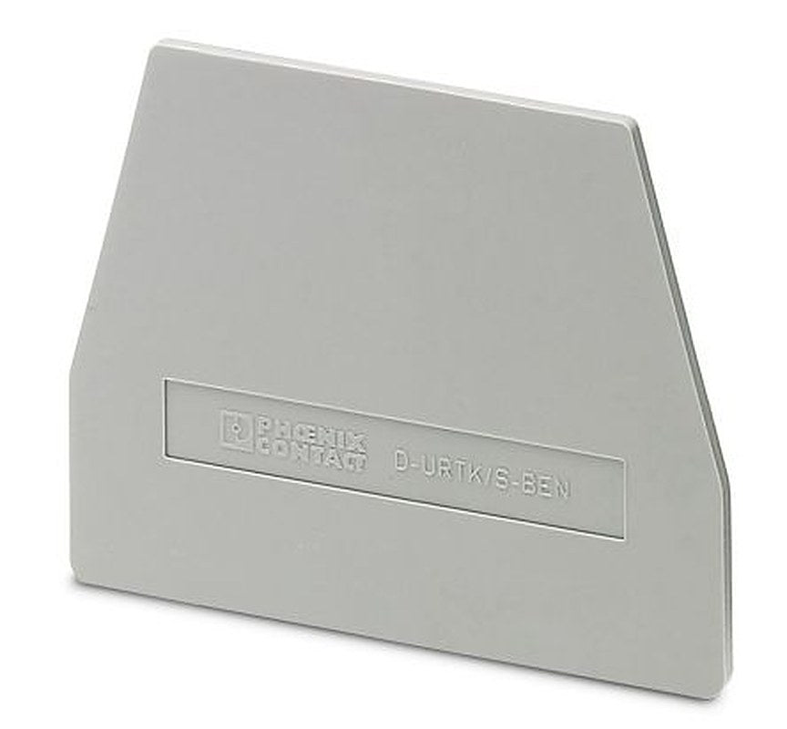 Phoenix Contact D-URTK/S-BEN Series End Cover for Use with Modular Terminal Block