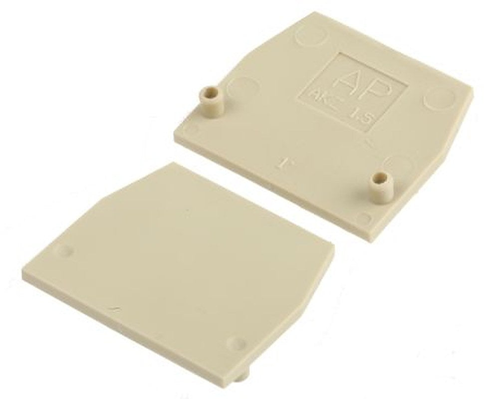 Weidmüller AP Series End Cover for Use with DIN Rail Terminal Blocks