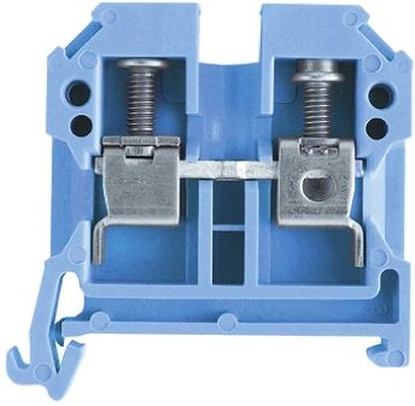 Weidmüller 0380580000 SAK Series Feed Through Terminal Block Blue, 6mm², 1-Level, Screw, IECEx, ATEX
