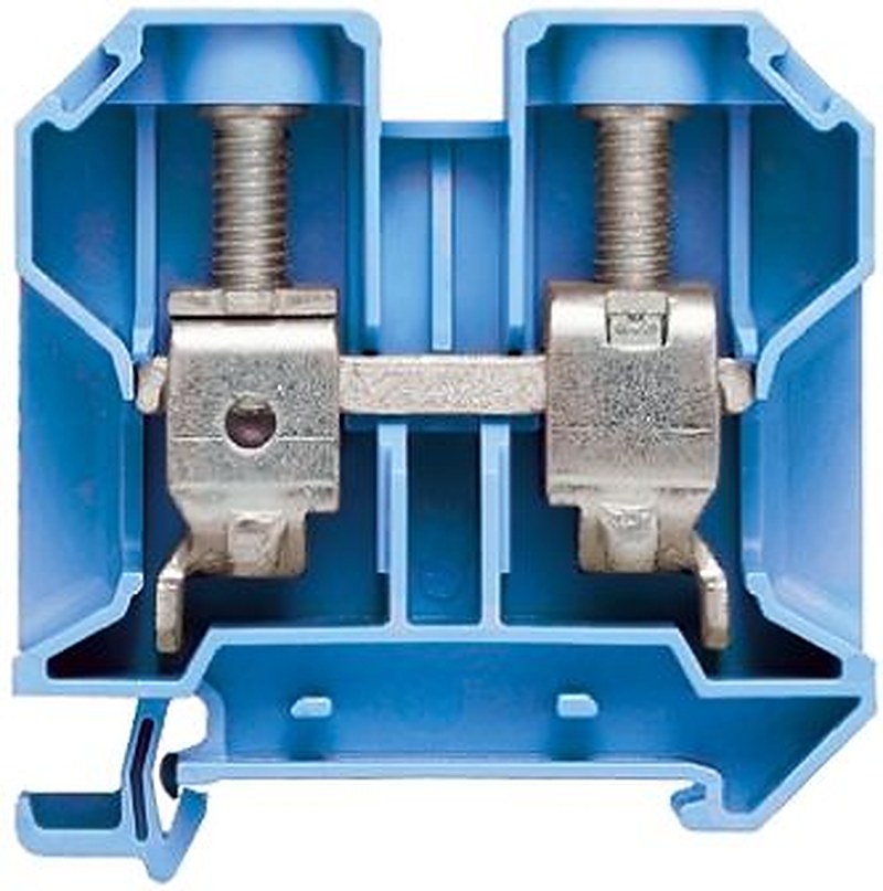 Weidmüller 0380780000 SAK Series Feed Through Terminal Block Blue, 35mm², 1-Level, Screw, ATEX, IECEx