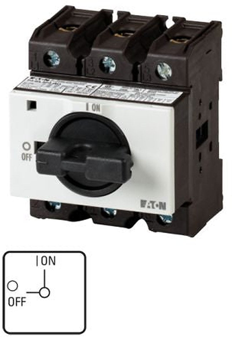 Eaton 3-Pole Panel Mount Isolator Switch -, IP30
