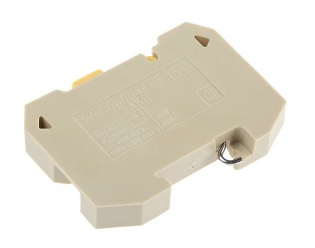 Weidmüller 0412760000 SAKR Series Test Disconnect Terminal Block Brown, 4mm², 1-Level, Screw