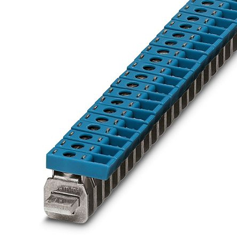 Phoenix Contact AKG 4 BU Series Terminal Block, 0.5mm², 6 mm² Wire, 41A Screw