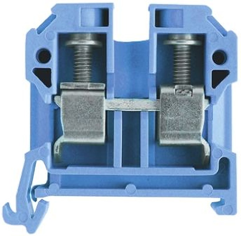 Weidmüller 0443780000 SAK Series Feed Through Terminal Block Blue, 10mm², 1-Level, Screw, ATEX, IECEx