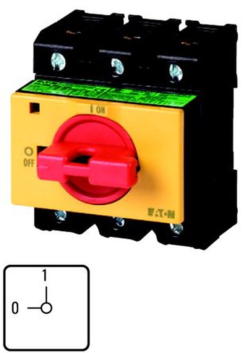 Eaton 3-Pole Panel Mount Isolator Switch -, IP30