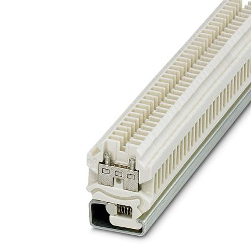 Phoenix Contact 0501059 SSK 0525 KER-EX Series Feed Through Terminal Block White, 0.2mm², 4 mm², 1-Level, Screw, ATEX