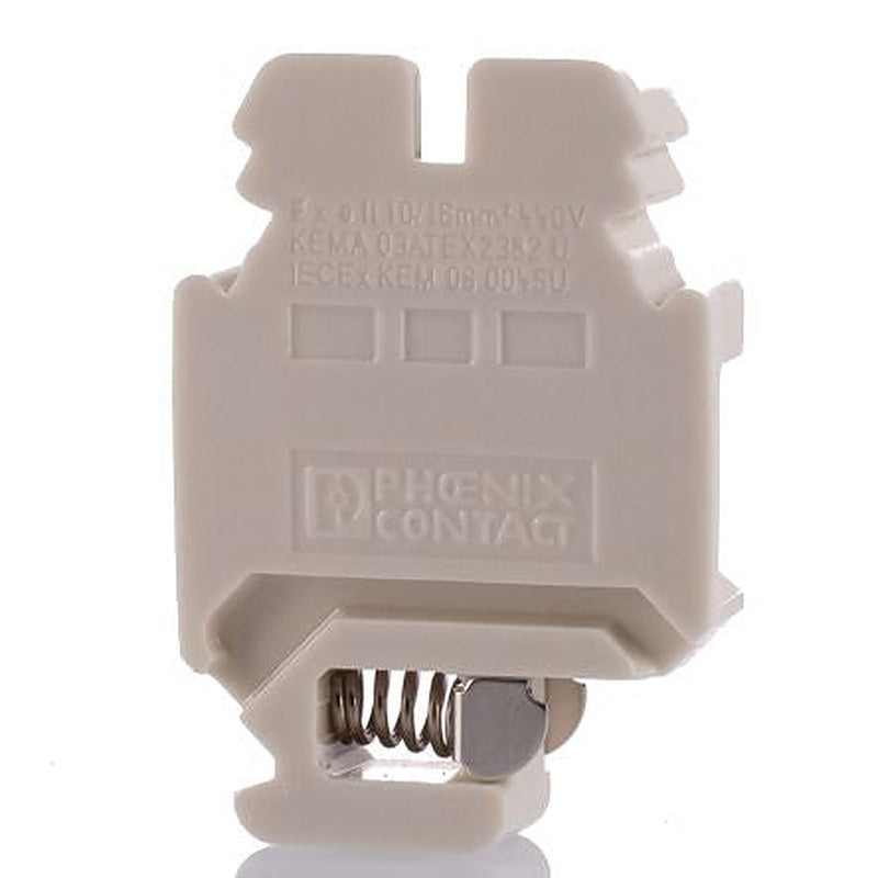 Phoenix Contact 0503057 SSK 116 KER-EX Series Feed Through Terminal Block White, 0.5mm², 16 mm², 1-Level, Screw,