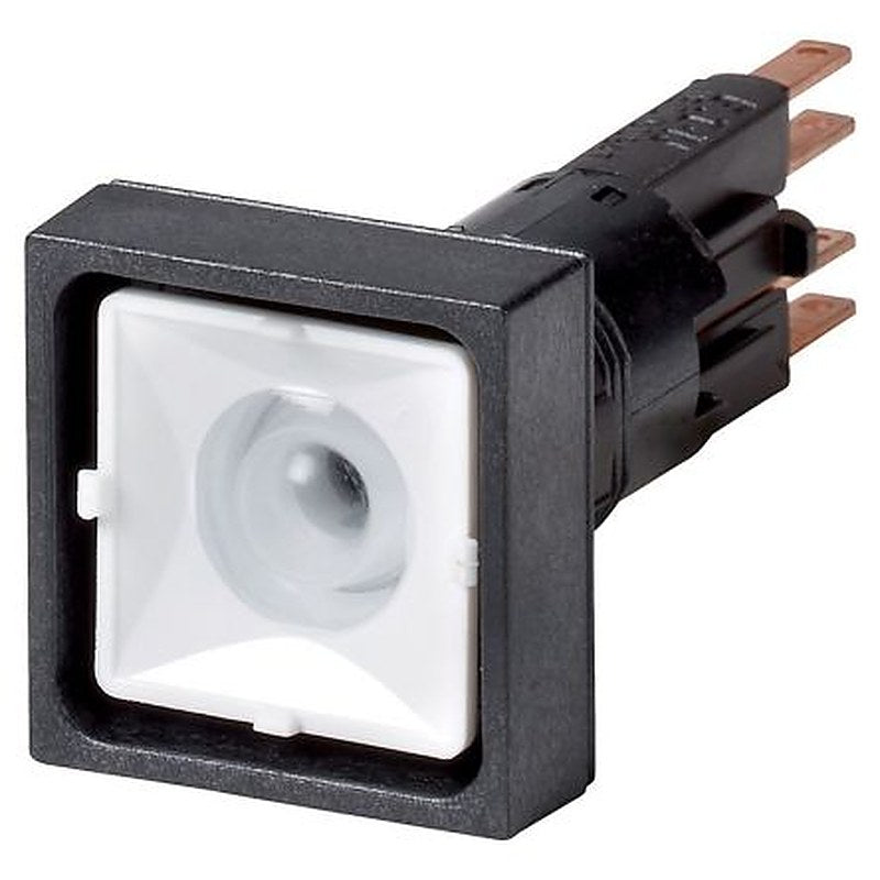 Eaton, RMQ16, Panel Mount Clear LED Indicator, 16 mm Cutout, IP65, Dome, 24V