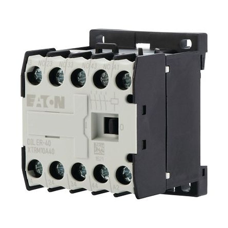 Eaton DILER Contactor Relay, 480V Coil, 4-Pole, 6 A, 25 VA 415V, 4 NO, 600V ac