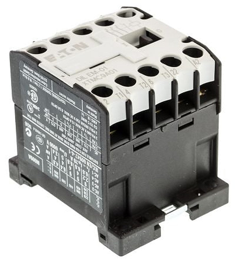 Eaton DILEM Contactor, 230V ac Coil, 3-Pole, 9 A, 4 kW 230V ac, 3 NO, 400V ac