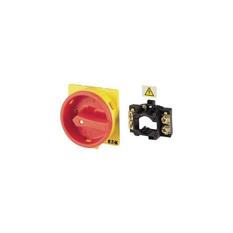 Eaton Yellow, Red Rotary Handle, 50 mm