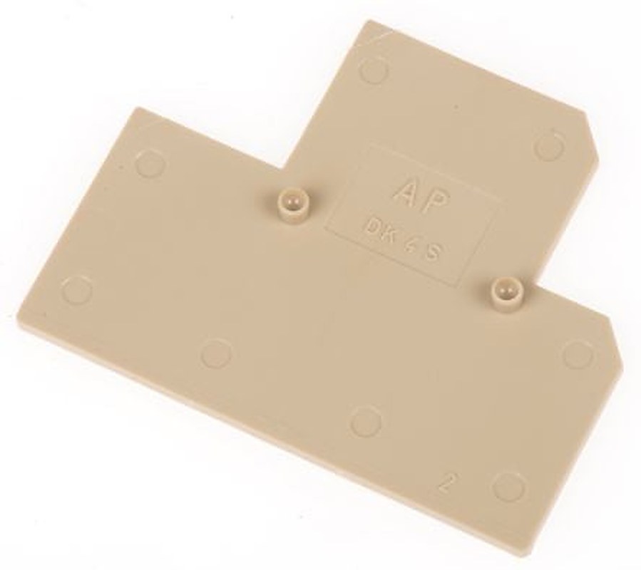 Weidmüller AP Series End Cover for Use with DIN Rail Terminal Blocks