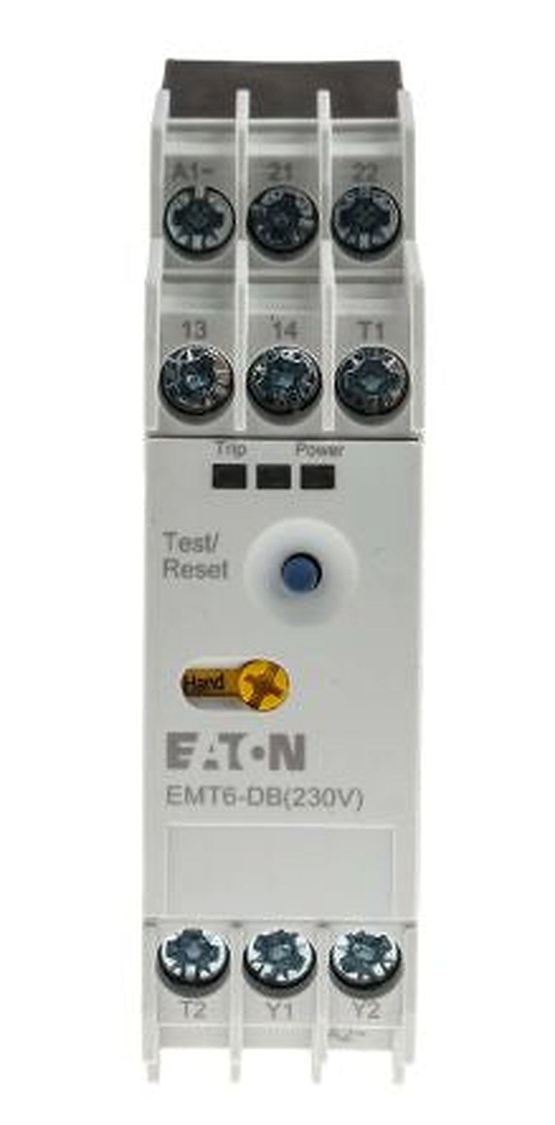 Eaton, EMT6 Overload Relay 1 NO/1 NC, 3A F.L.C, 3A Contact Rating, 2 W, 230V ac