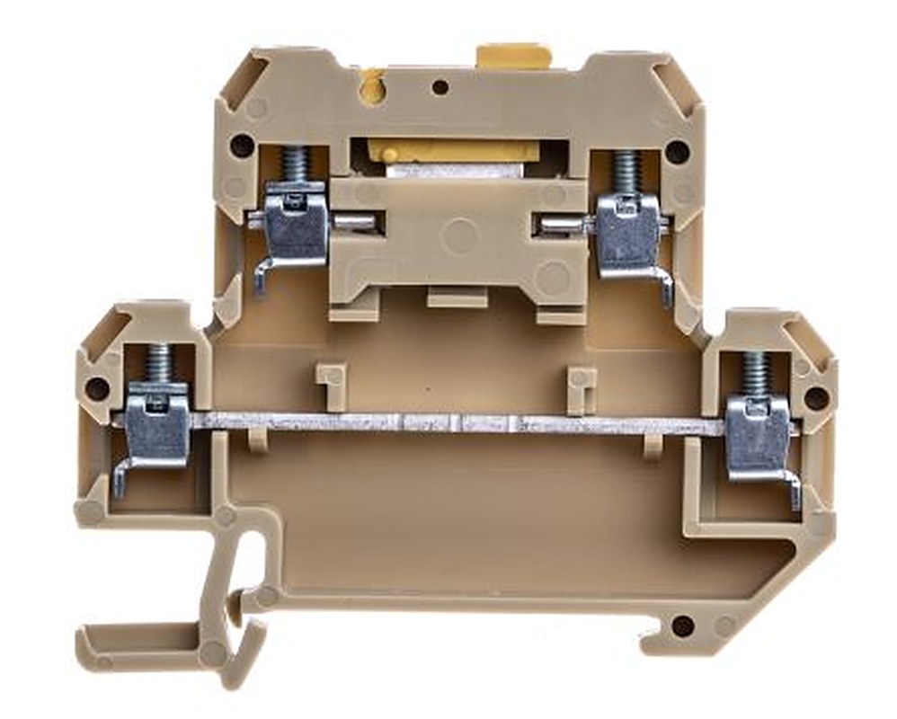 Weidmüller 0687460000 SAK Series Disconnect Terminal Block Beige, 2-Level, Screw