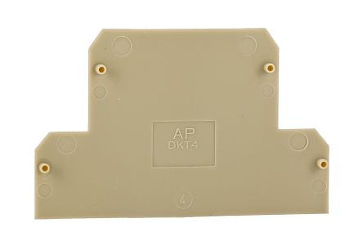 Weidmüller AP Series End Cover for Use with DIN Rail Terminal Blocks