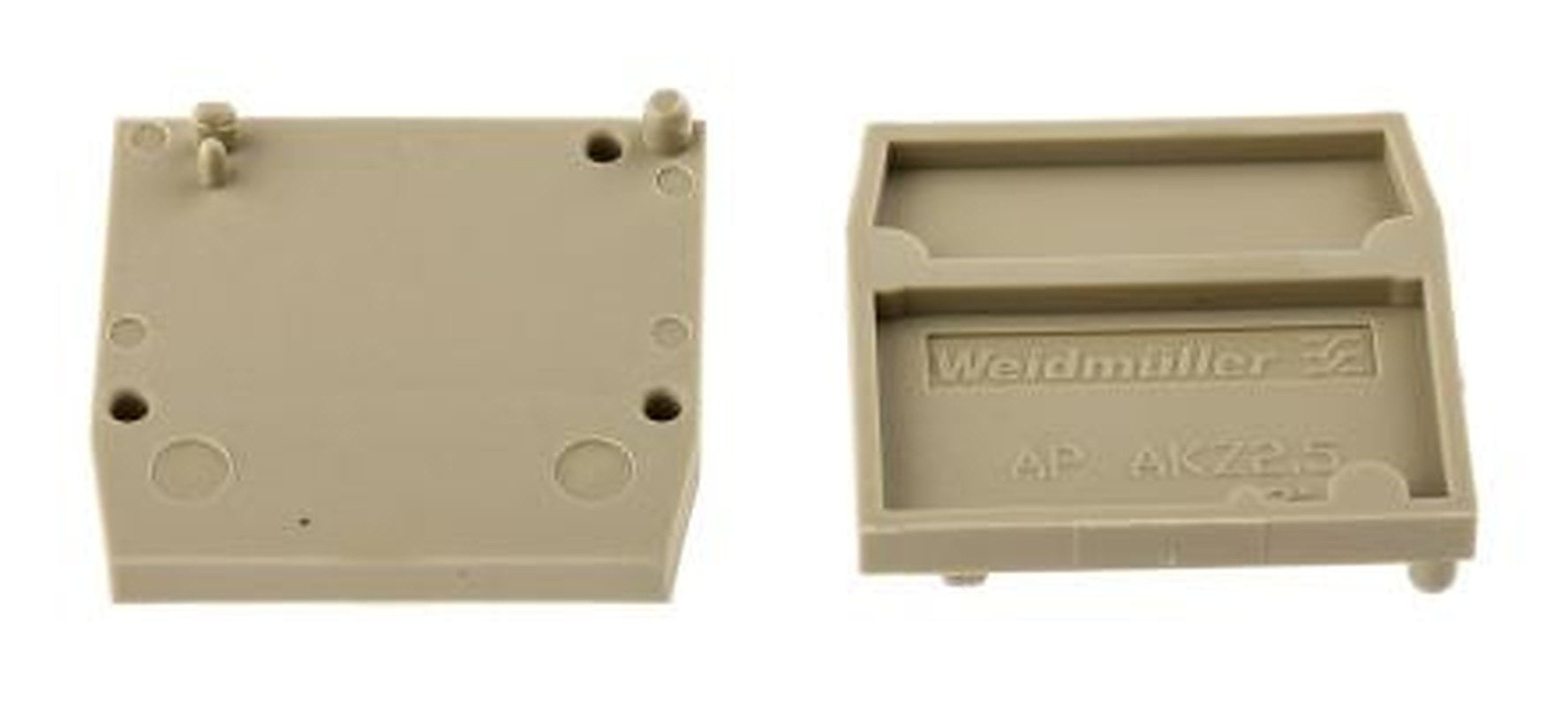 Weidmüller AP Series End Cover for Use with DIN Rail Terminal Blocks