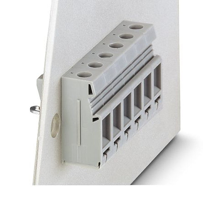 Phoenix Contact VDFK 6/K GNYE Series 0° Feed Through Terminal Block, 2 Contact(s), 10 mm Pitch, 1 Row