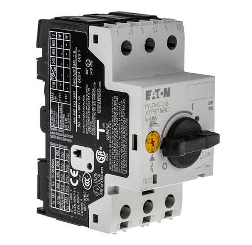 Eaton 0.1A, 0.16 A PKZM 0 Motor Protection Circuit Breaker, 690V ac, 55 °C, -25 °C