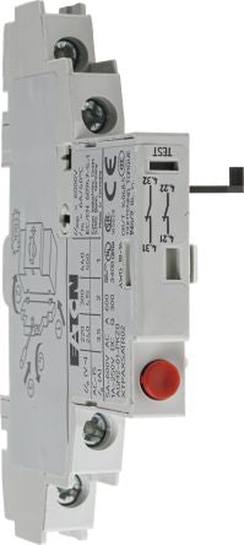 Eaton Auxiliary Contact, 2 Contact, 2 NC, PKZ0, Top, 220 V dc, 500V ac, 072899 AGM2-01-PKZ0