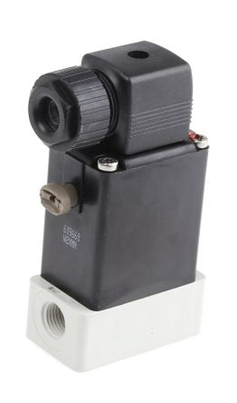 Burkert Solenoid Valve 078559, 3 Port, NO/NC, 230V ac 1/4 in G, 6.35 mm