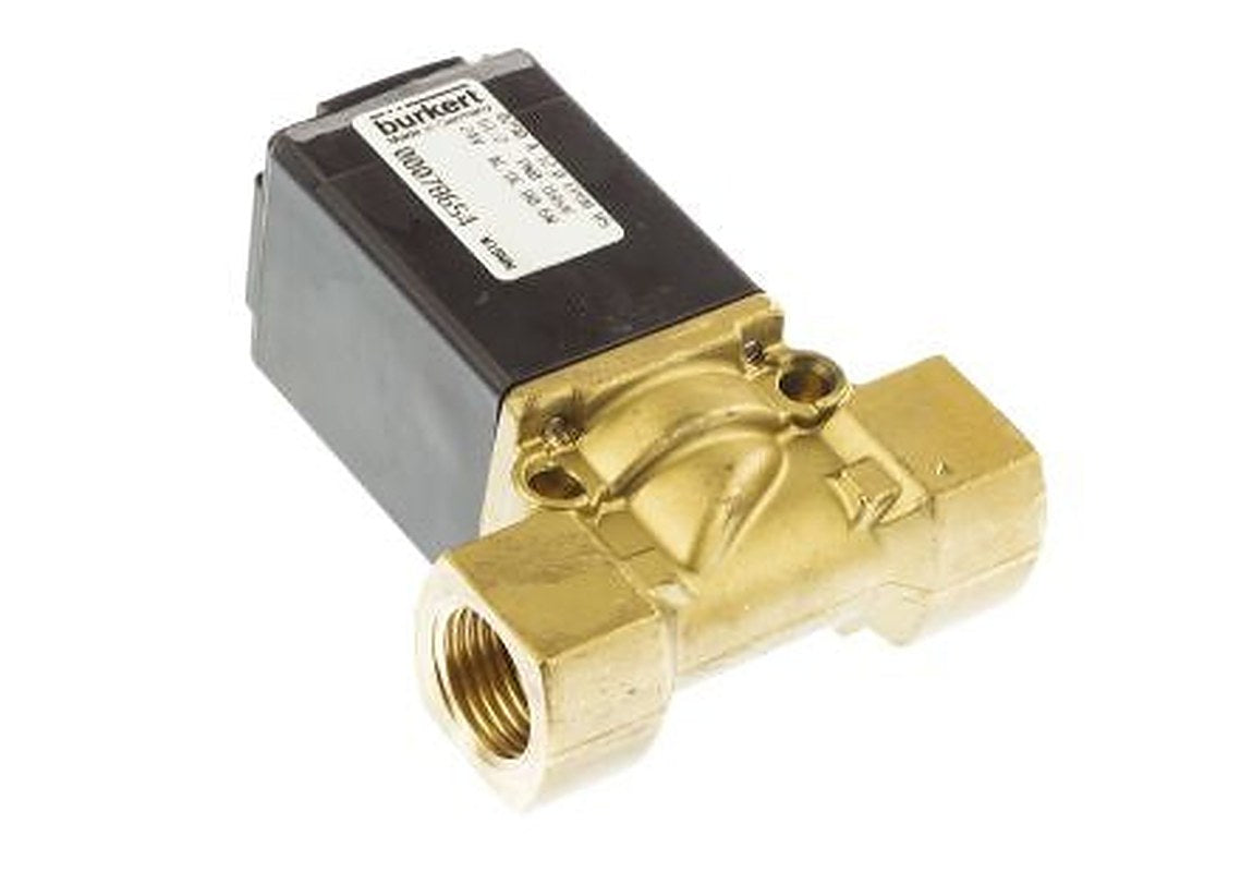 Burkert Solenoid Valve 078654, 2 Port, NC, 24V ac/dc, 1/2 in