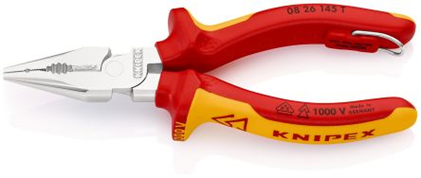 Knipex 1-Piece Combination Plier Pointed, 145mm Overall VDE/1000V Approved