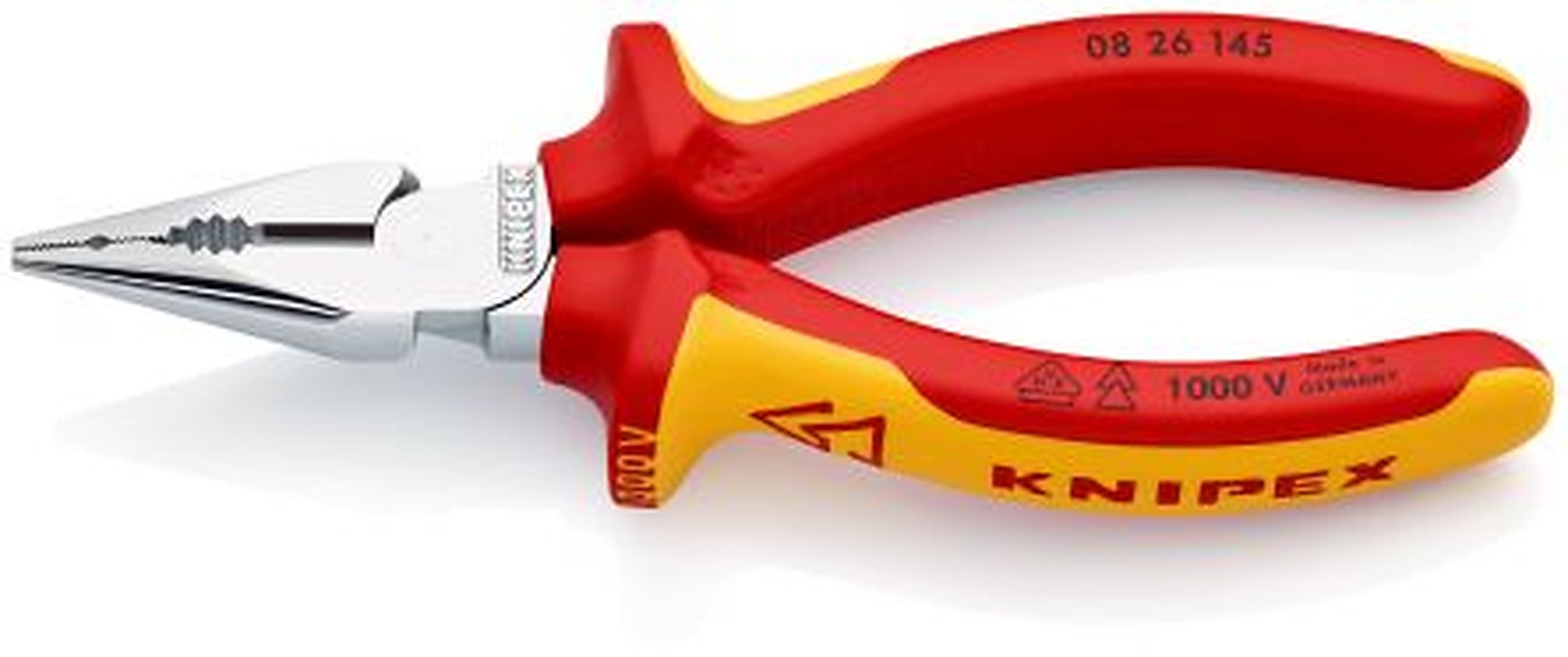 Knipex 1-Piece Combination Plier Pointed, 145 mm Overall VDE/1000V Approved