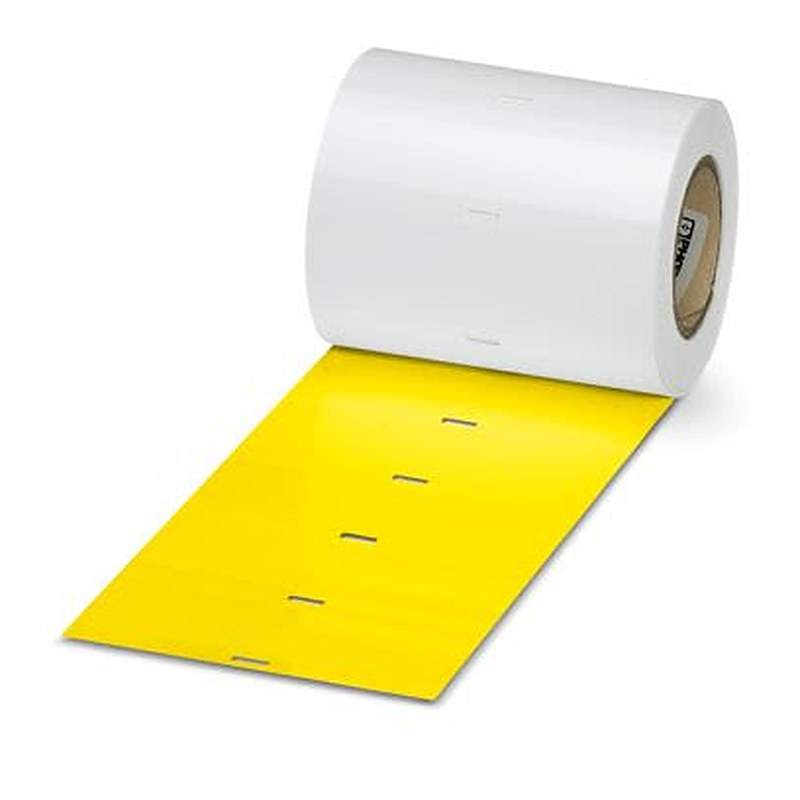 Phoenix Contact Yellow Label Roll, 50 mm Width, 500 Per Roll Qty, 26 mm
