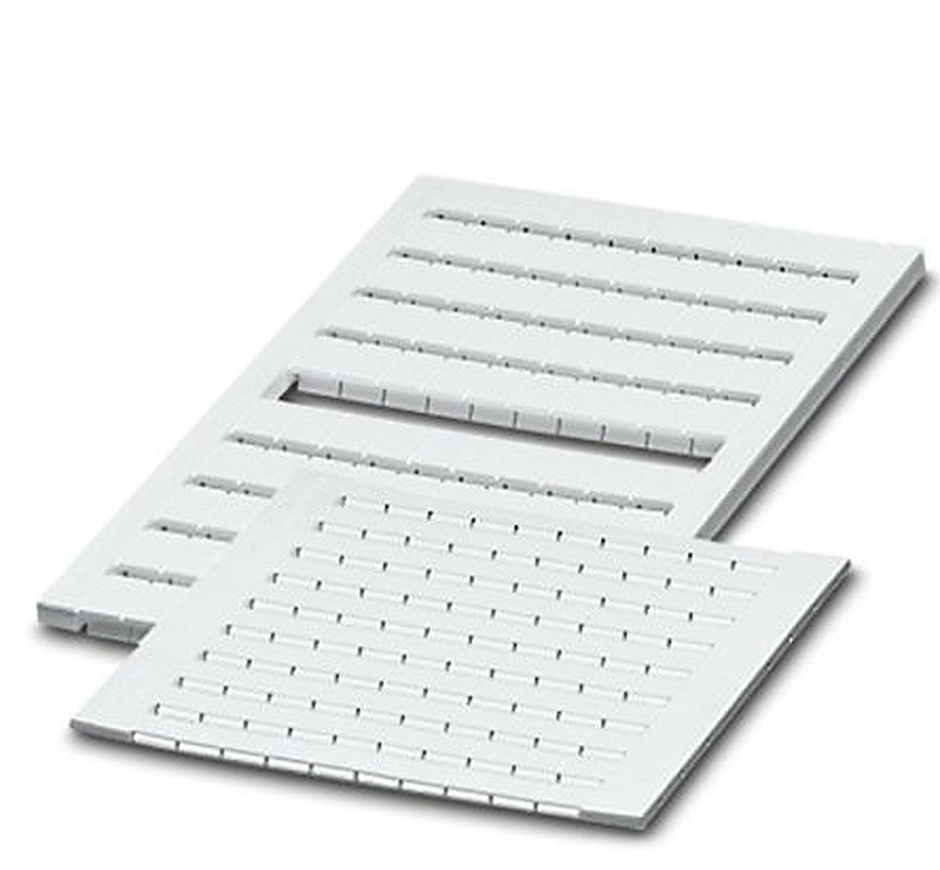 Phoenix Contact, ZBFM 5/WH.LGS:1-120 Polyamide Terminal Marker for use with Terminal Block