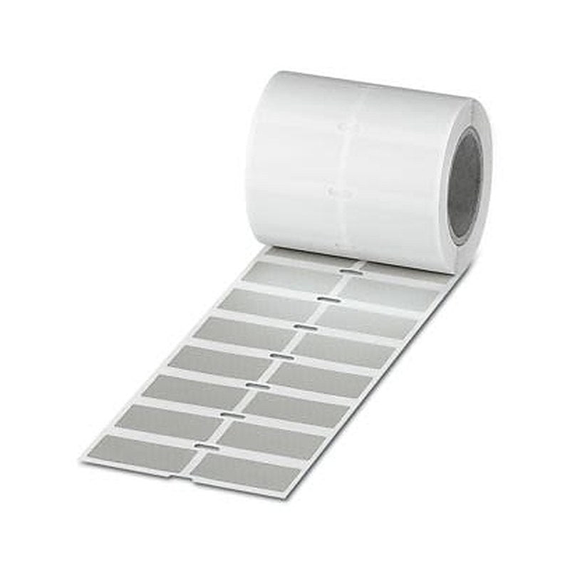 Phoenix Contact Silver Label, 38.1 mm Width, 1000 Per Roll Qty, 19 mm