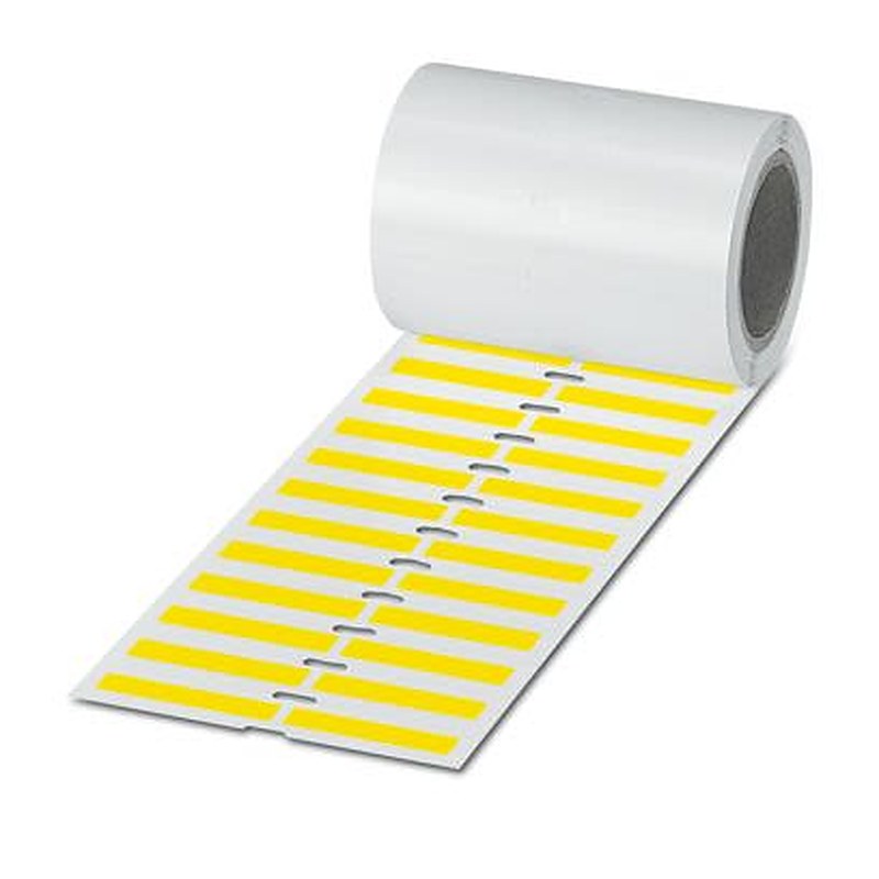 Phoenix Contact on Yellow Label Printer Tape, 8 mm Length, 40 mm Width, 8 mm Label Length, 40 mm Label Width