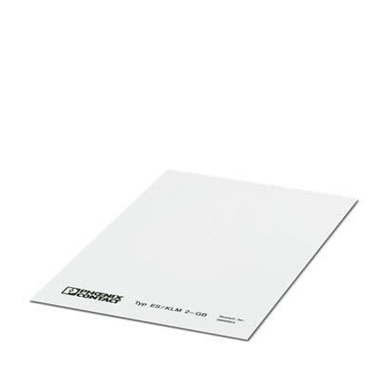 Phoenix Contact, ES Polyester Foil Insert Strip for use with Terminal Block