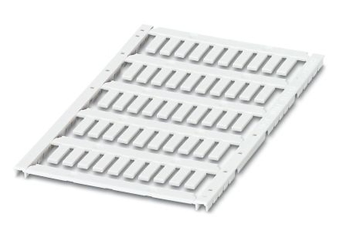 Phoenix Contact, UCT-WMT (12X4) Polycarbonate Conductor Marker for use with BLUEMARK CLED, BLUEMARK ID, TOPMARK LASER,